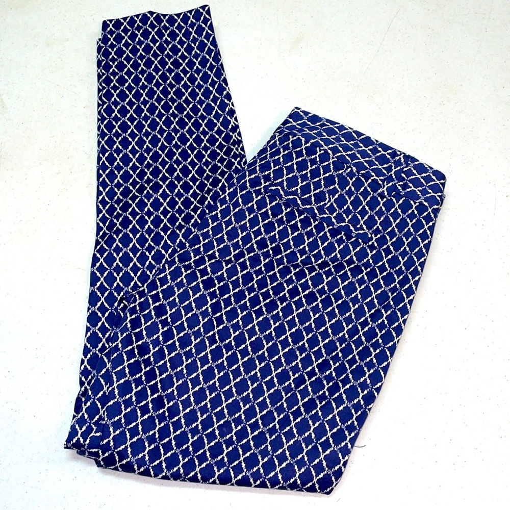 Joe Fresh Blue With White Checked Ladies Dress Pants